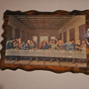 Elegant Last Supper Framed Art